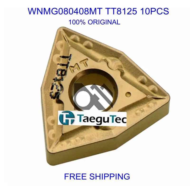 WNMG080408MT TT8125 10 шт./лот TaeguTec токарный станок карбидные вставки|carbide inserts|carbide inserts free