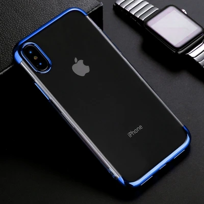 Чехол для Телефона iphone 7 plus 8 6s 6 5S se 5 покрытие силиконовый мягкий прозрачный цвет