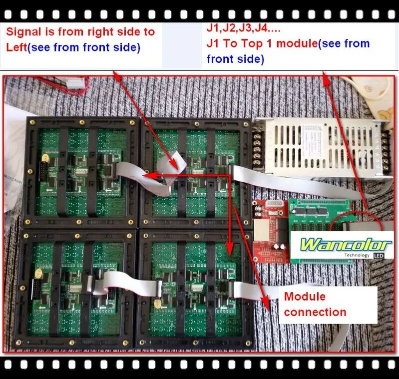 DIY светодиодный дисплей 18 шт P5 открытый SMD полноцветный светодиодный модуль(320*160 мм)+ RGB контроллер+ источник питания