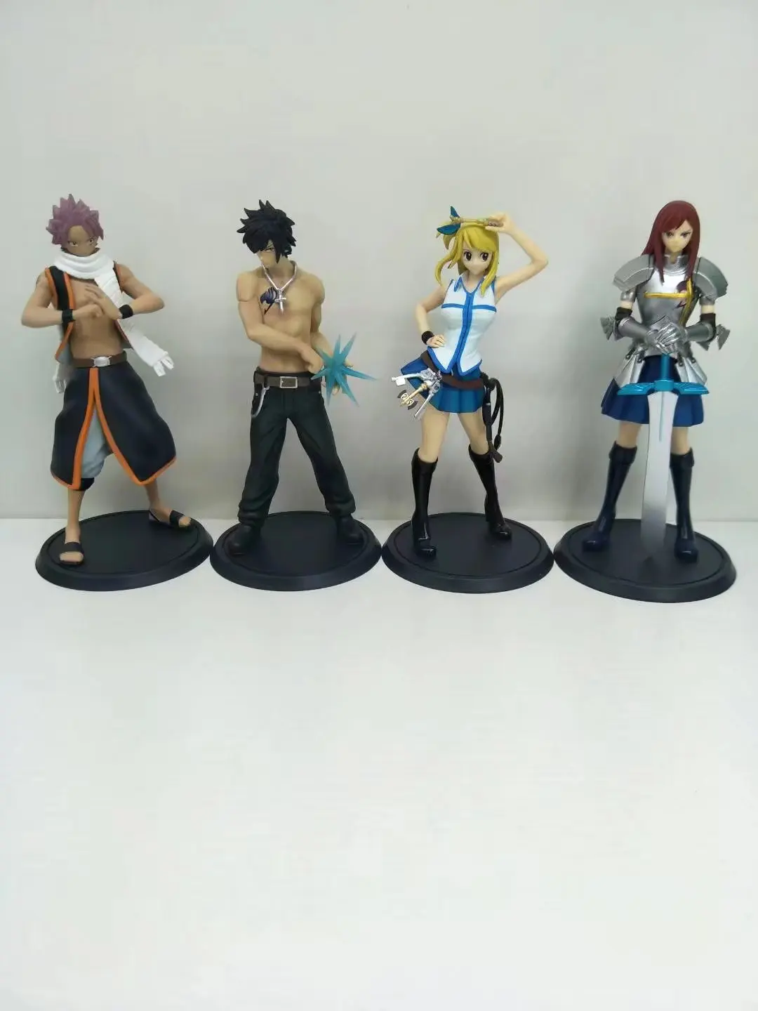 4 шт./лот 13 см фигурки японского аниме сказочные хвосты Natsu/Erza Scarlet/серый Fullbuster
