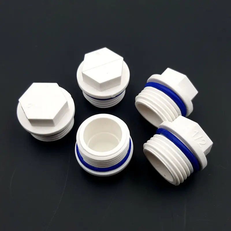 5 шт./лот 1/2 &quot3/4&quot 1 &quotфитинг трубы пробки мужские Резьбовые Фитинги Торцевая