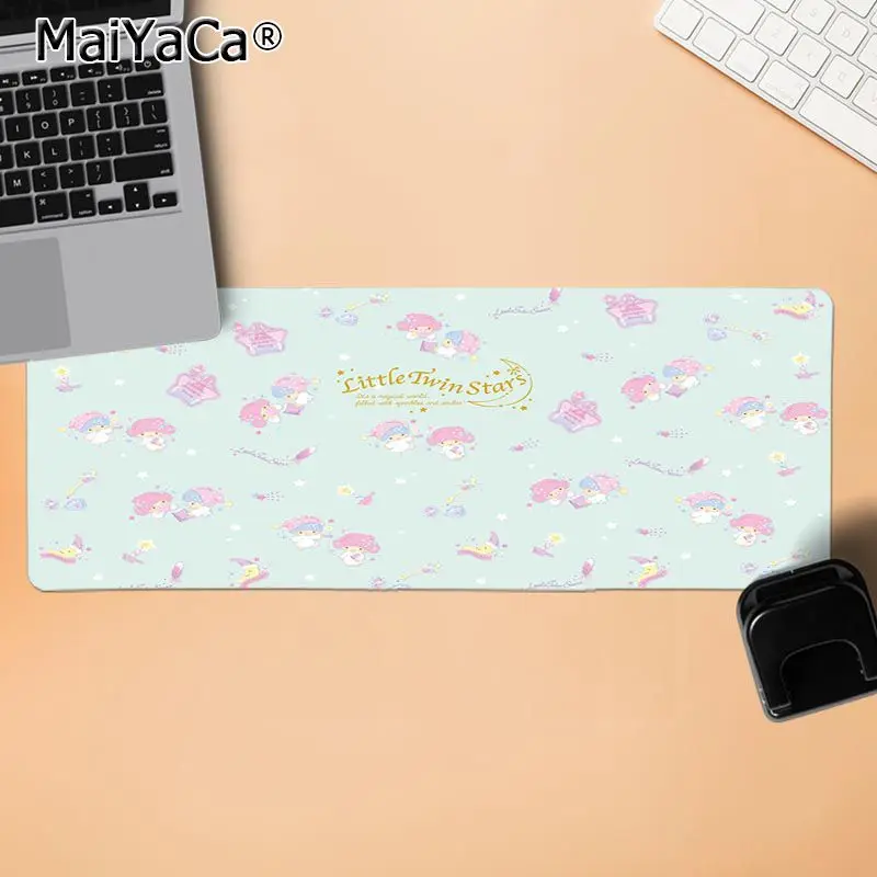 LockEdge 30X90cm MaiYaCa, новинка, маленькие игровые мыши для ноутбука с двумя звездами, коврик для мыши, резиновая мышь, прочный Настольный коврик для мыши - Цвет: LockEdge 30X90cm