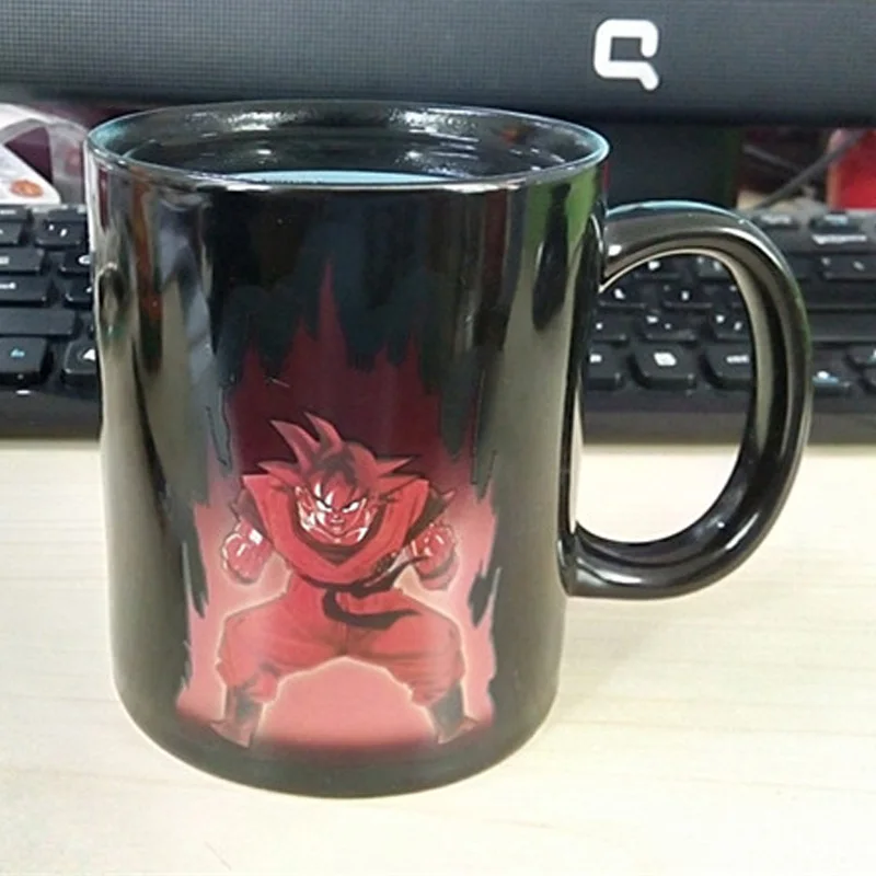Горячее изменение цвета кофейная кружка Dragon Ball кружки Сон Гоку