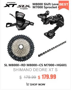 Shimano Deore XT M8000 указано 40-30-22T 170 175 мм диаметра окружности болтов(Горный набор велосипедных компонентов 3x11-Speed 42 T M8000 переключатель тормоза