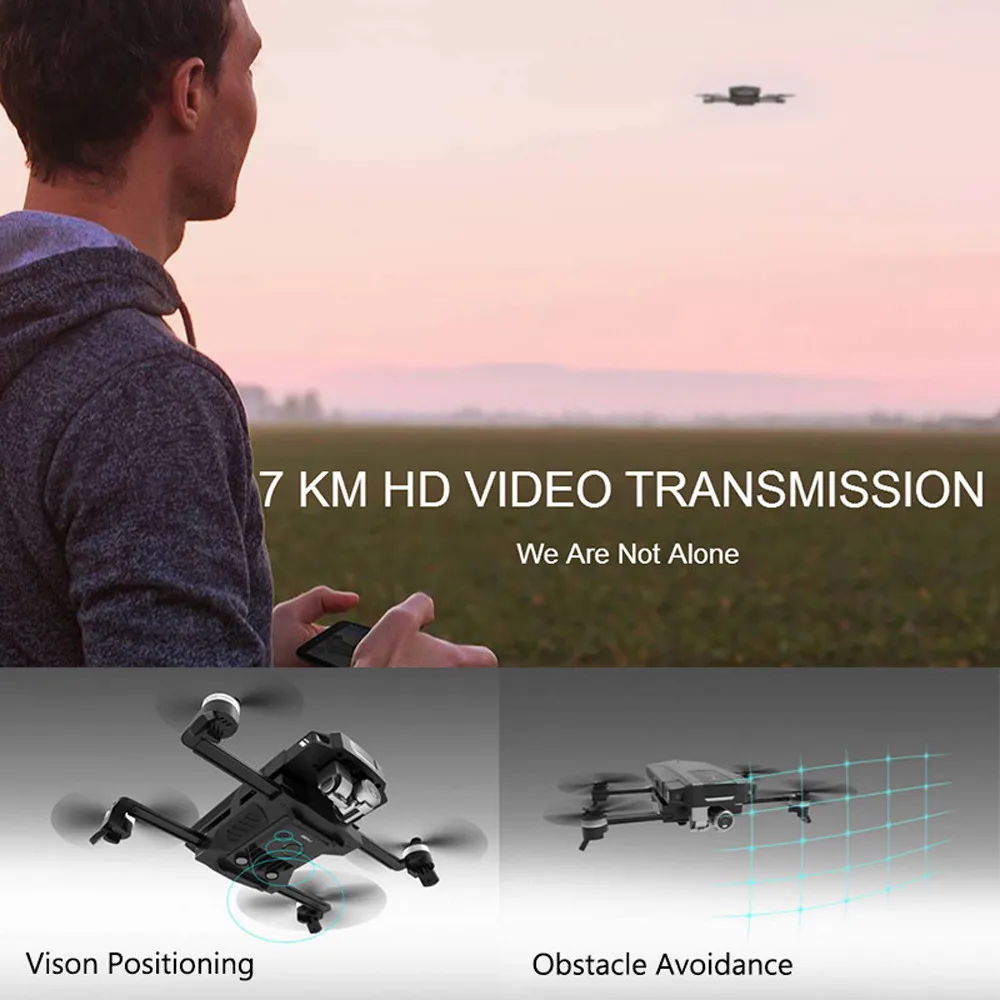 Новый летательный аппарат с дистанционным управлением Вертолет GDU O2 Дрон FPV