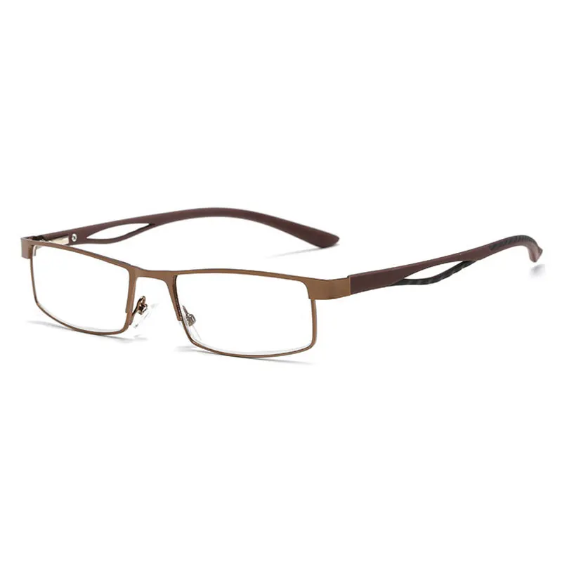 Полная оправа, оптические очки, качественный металлический сплав, мужские очки для чтения по рецепту+ 1,0+ 1,5+ 2,0+ 2,5+ 3,0+ 3,5+ 4,0