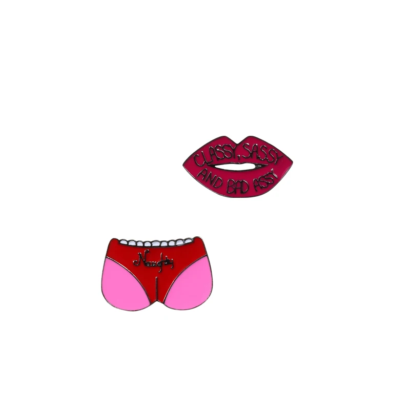 Lips 2-4 шт./компл. Китовая акула обувь с принтом «кошачий коготь» костюм с дятлами рост и узором в виде мультяшной лисы, с броши в виде животных эмаль на булавке на спрей штырь отворотом Куртки для детей значок ювелирные изделия - Окраска металла: Lips