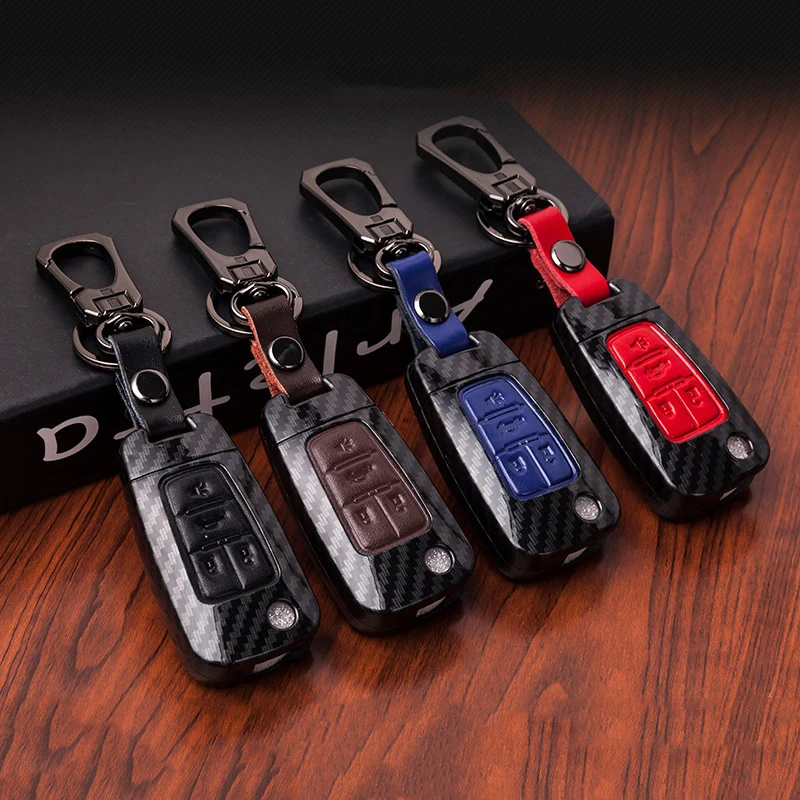 

Чехол для ключей из углеродного волокна и кожи для Chevrolet Cruze Aveo TRAX Opel Astra Corsa Meriva Zafira Antara ASTRA J Mokka Insignia