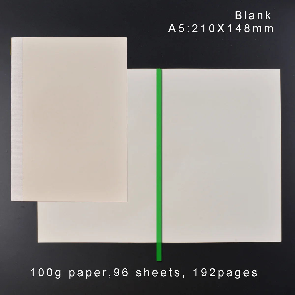 A5 Blank 100 г бумажная записная книжка пустая Базовая Bullet Journal 88 листов планировщик вставка молочная Заправка для A5 A6 размер Хобо оригинальная крышка двоюродного брата - Цвет: A5 Blank