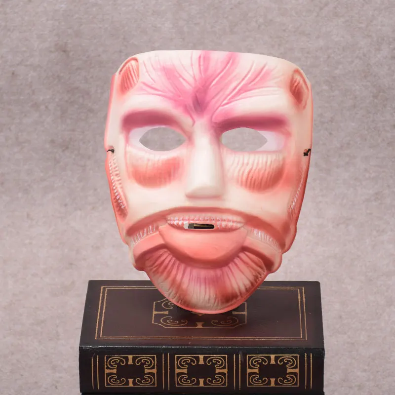 Атака на Титанов Маска Shingeki No Kyojin косплей реквизит Хэллоуин вечерние Titan Face мужские и женские взрослые аниме ролевые игры маски