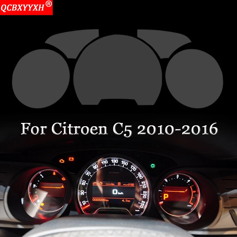 Автомобильный Стайлинг приборной панели автомобиля краска защитная пленка стикер светильник передача автомобилей авто аксессуары для Citroen C5 2010