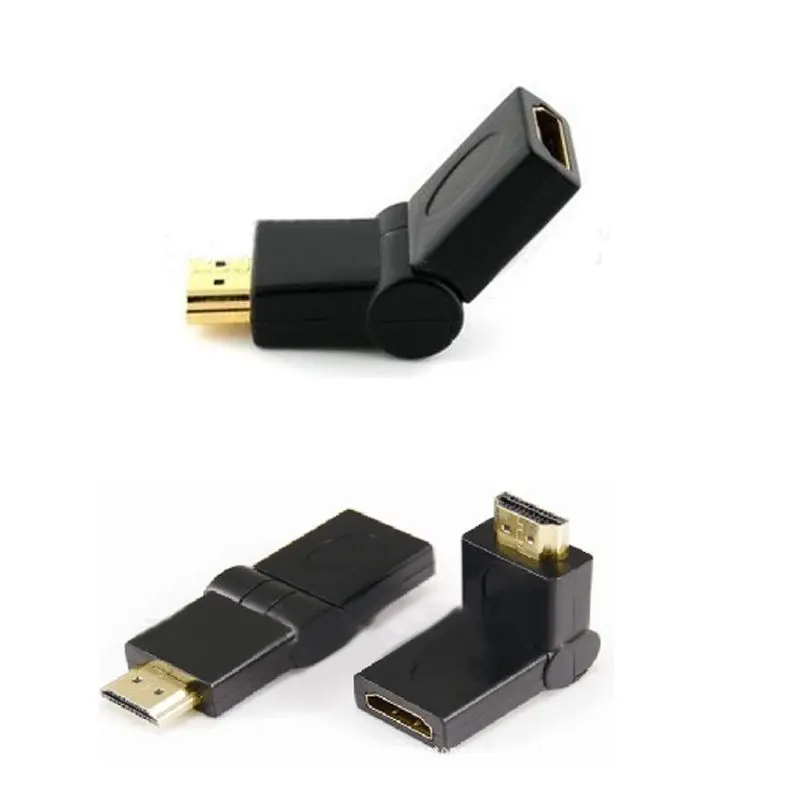 Полезная 180 градусов вращающийся HDMI Женский на обоих концах для подключения