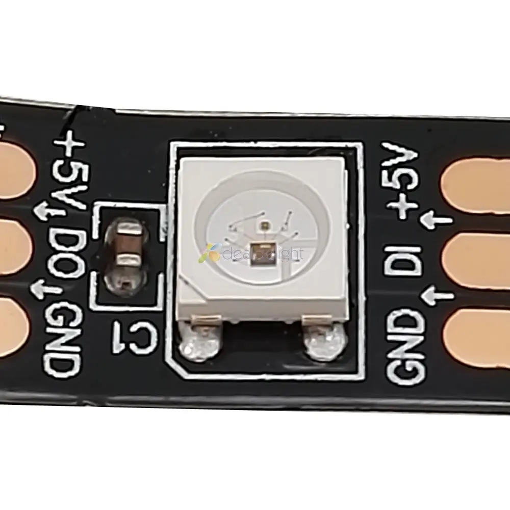 Пиксельная Светодиодная лента WS2812B встроенная WS2811IC RGB Dream доступная по цвету