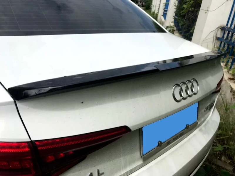 Для Audi A4 B9 задний багажник спойлер Высокое качество ABS Материал грунтовка Цвет для хвостовой части автомобиля декоративное крыло