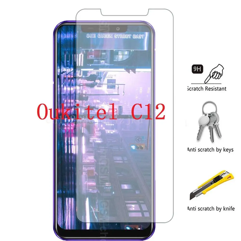 Закаленное стекло 9H для смартфона Oukitel U23 U25 C10 C11 C12 C13 C15 PRO 2.5D Высококачественная