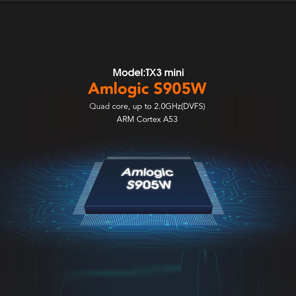 ТВ приставка TX3 Mini на Android 7 1 2 ГБ 16 четырехъядерный Amlogic S905W поддержка 4K 4 ГГц Wi Fi