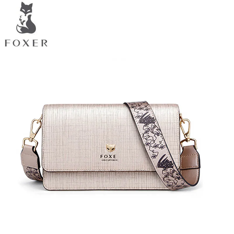 

2020 New FOXER women leather bag luxury handbags designer bag leather shoulder crossbody bags for women leather handbags
