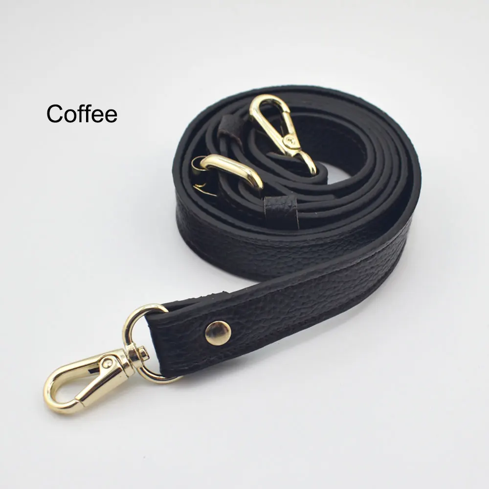 Coffee 120*2 см регулируемая сумка через плечо из натуральной кожи, ремешки для сумки, сменный ремешок для кошелька, ремень, KZ0358-1, мода KZ - Цвет: Coffee