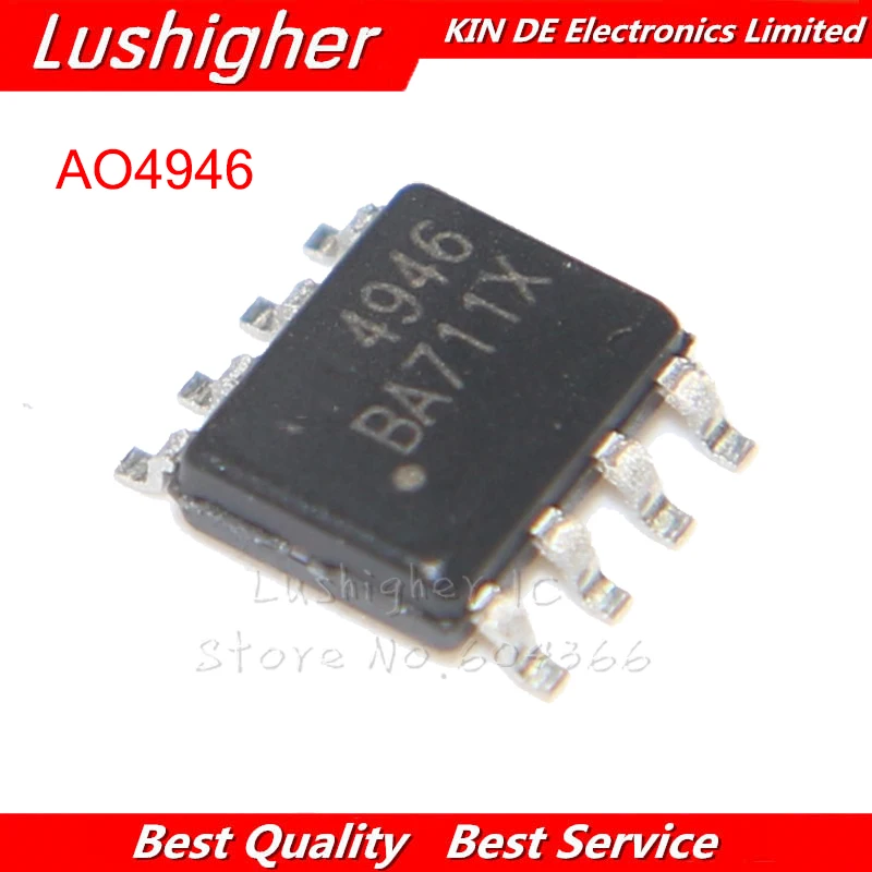

10pcs AO4946 SI4946 SI4946 SOP8 SI4946BEY SI4946BE SMD