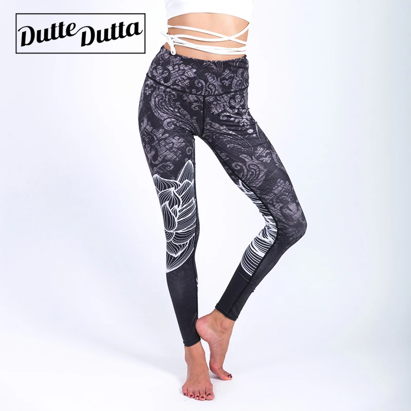 Women's Print Sportswear Woman Gym Sports Wear For Fitness Leggings Tights Leggins Sport Women Floral Female Yoga Pants Leggin | Спорт и