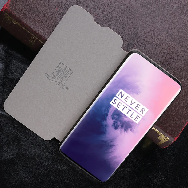 Для Oneplus 7 чехол MOFI флип чехол для Oneplus 7 Высокое качество кожаный чехол-подставка для Oneplus 7