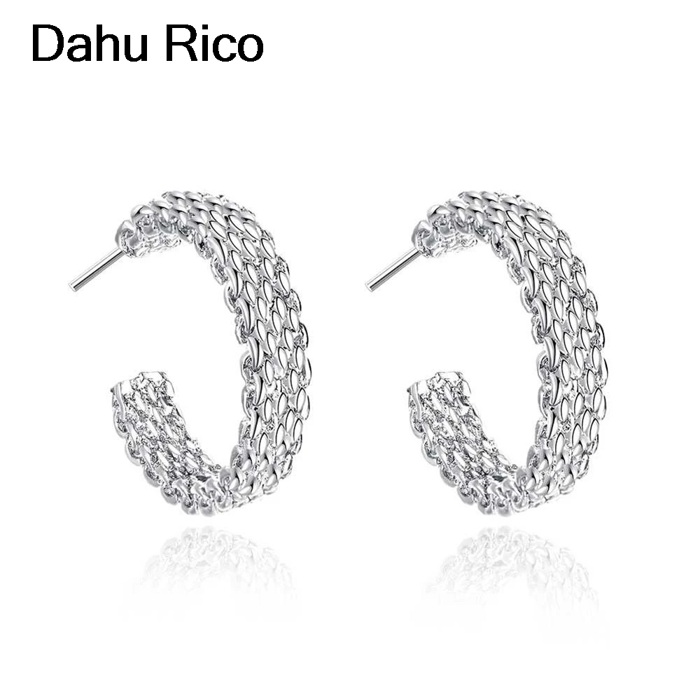 Серьги гвоздики weaved net ohrstecker серьги пусеты для индийского учителя anneau oreille oorbel
