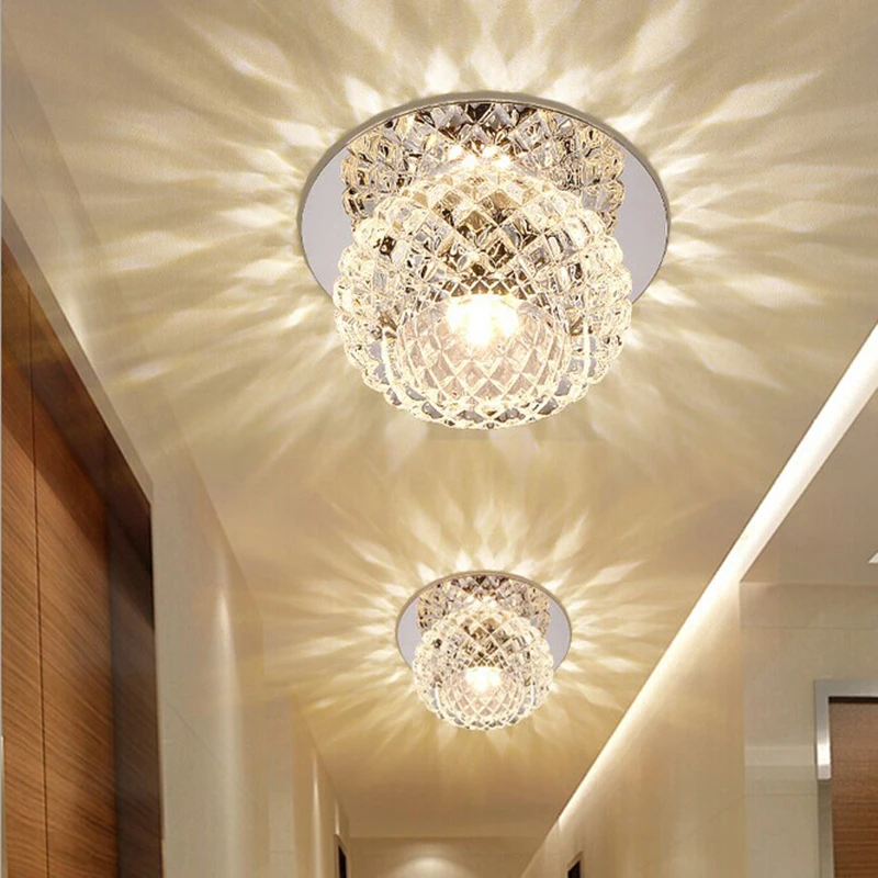 

5W LED Crystal Light Chandelier Lighting for Aisle Porch Hallway Stairs with LED Light