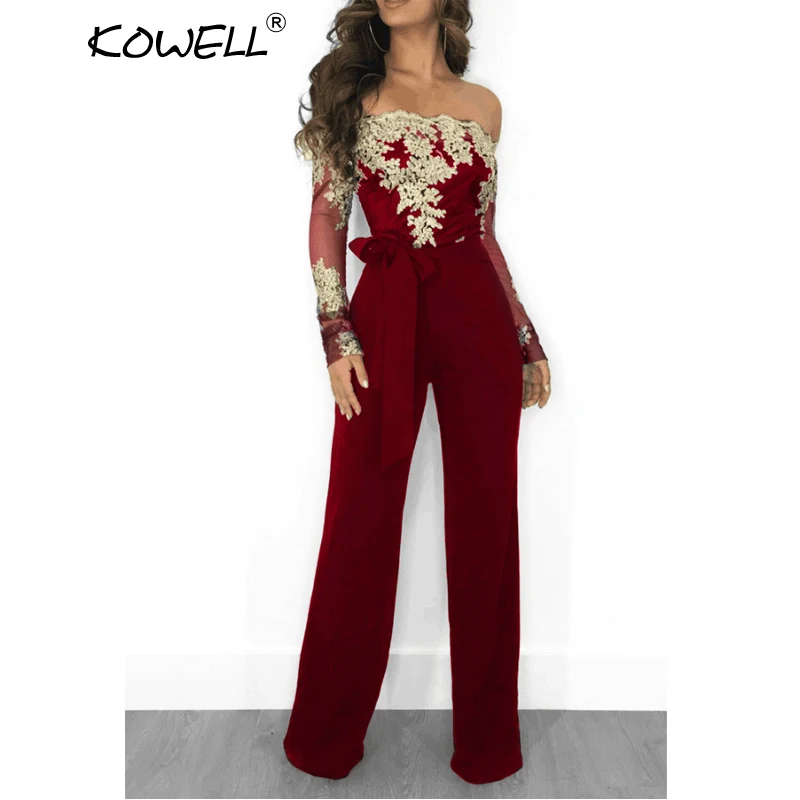 2019 новый стиль Модный женский комбинезон с длинным рукавом пикантные женские