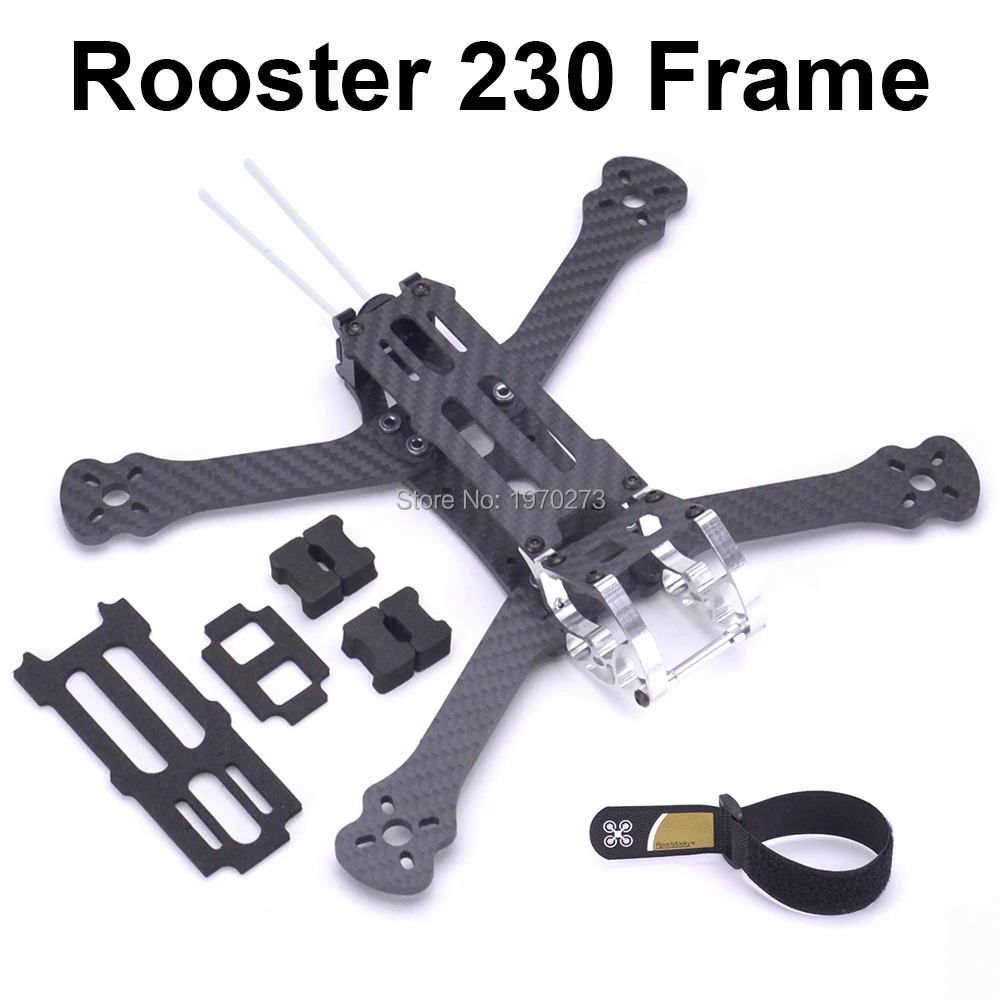 Rooster 230 225 мм 5 &quotFPV гоночный Дрон Квадрокоптер рамка дюймов FPV рама для фристайла