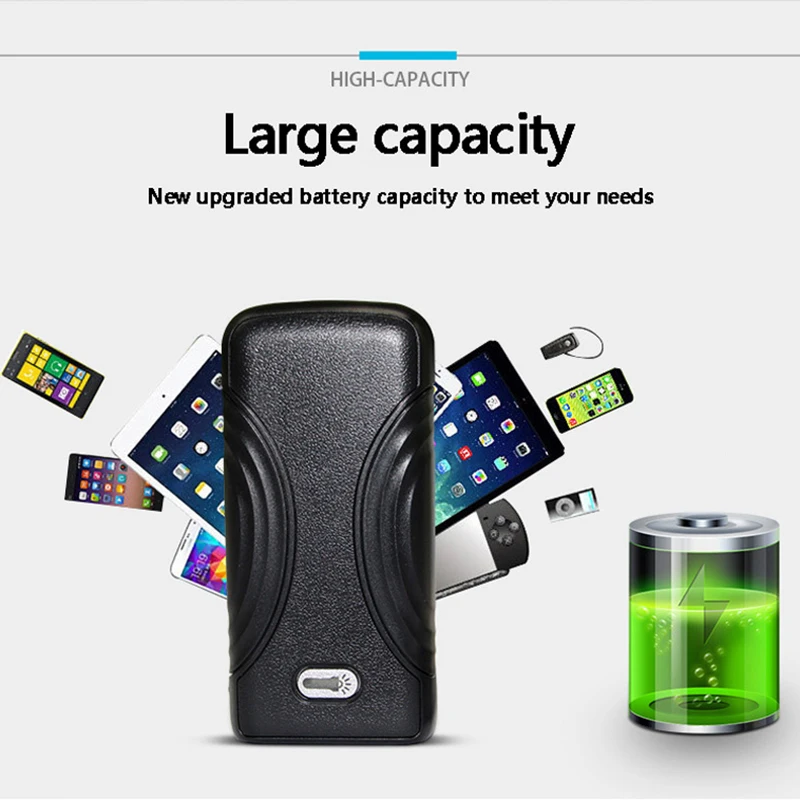 Мини банк питания 6000mAh Портативная зарядка с портом USB внешний аккумулятор