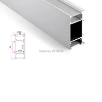 100 x 1m setslot 85mm deep aluminium profile for led strips and wall washer led channel for up and down wall lights