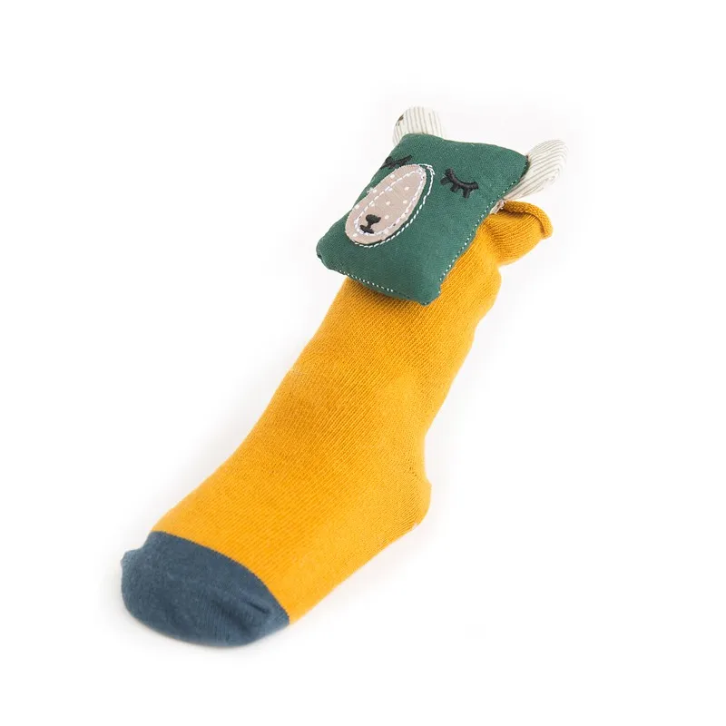 

Baby Boys Girls Infant Spring Cotton Cartoon Animal Socks Warm Anti Slip Floor Socks Leg Warmer 1pair