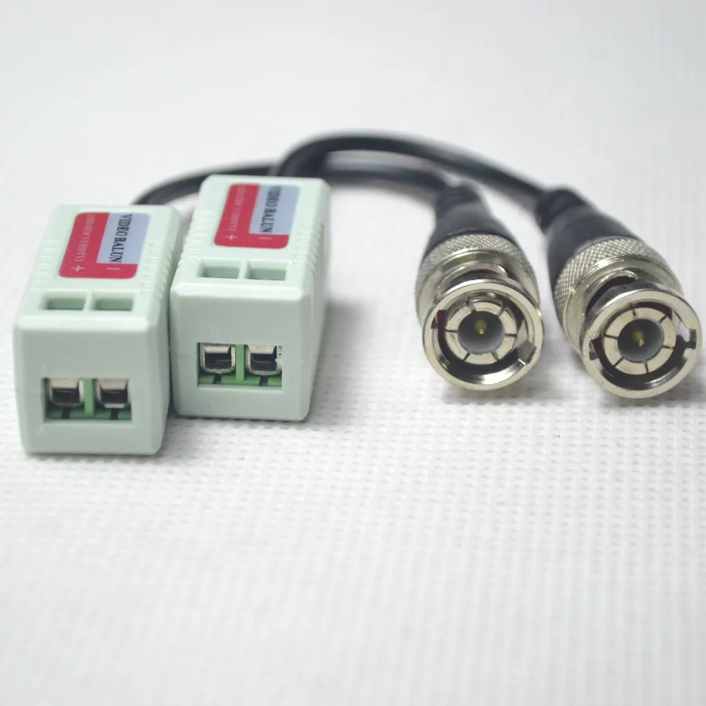 10 пар HD CVI/AHD/TVI Video Balun Twisted BNC CCTV пассивные трансиверы UTP Cat5 для камеры