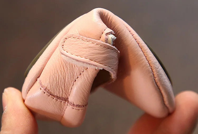 Обувь принцессы из натуральной кожи с кружевами для маленьких девочек на весну и