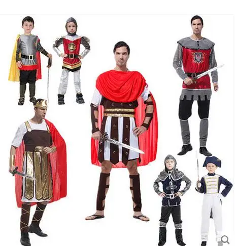 2020 рыцарь-воин средневековый мужской костюм римского воина принца на Хэллоуин