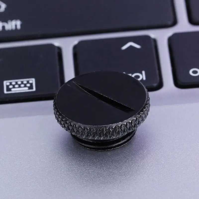 

1pcs G1/4 Thread Water Plug electroplating processing straight warp 18mm water plugs for PC Water Cooling System Water Tank