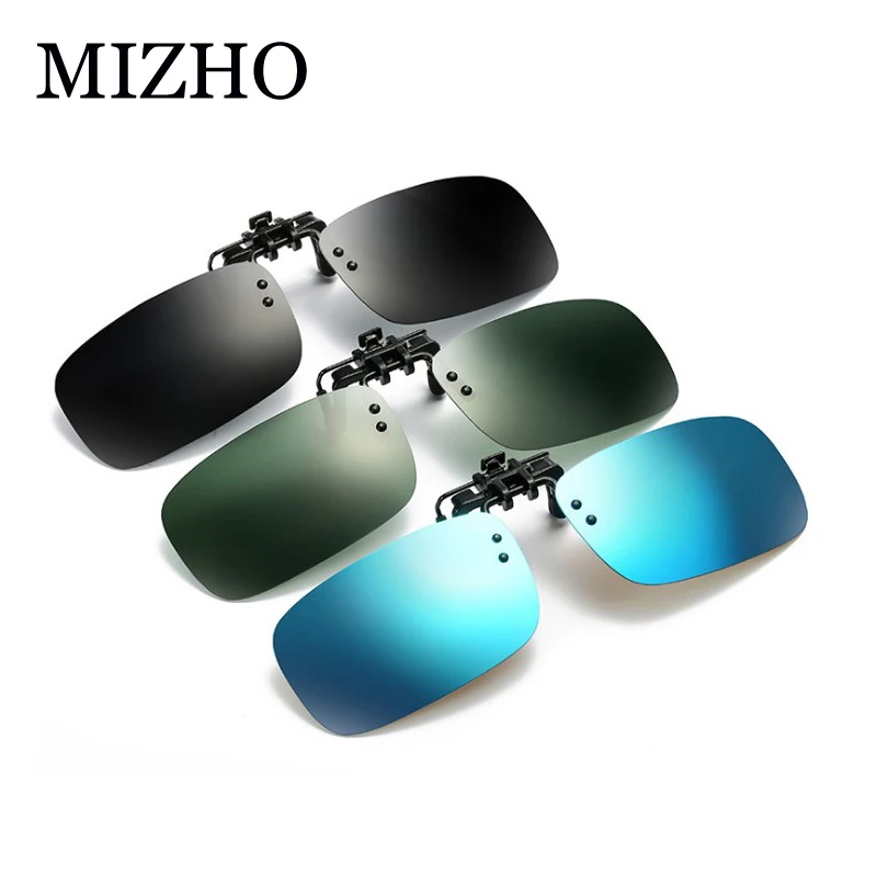 Солнцезащитные очки MIZHO поляризационные для мужчин и женщин UV 400 прямоугольные с