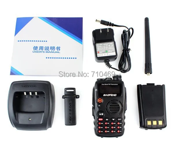 DHL Бесплатная доставка + 2 шт. baofeng a52 любительский радиоприемник Mark II walk talk radio set 136