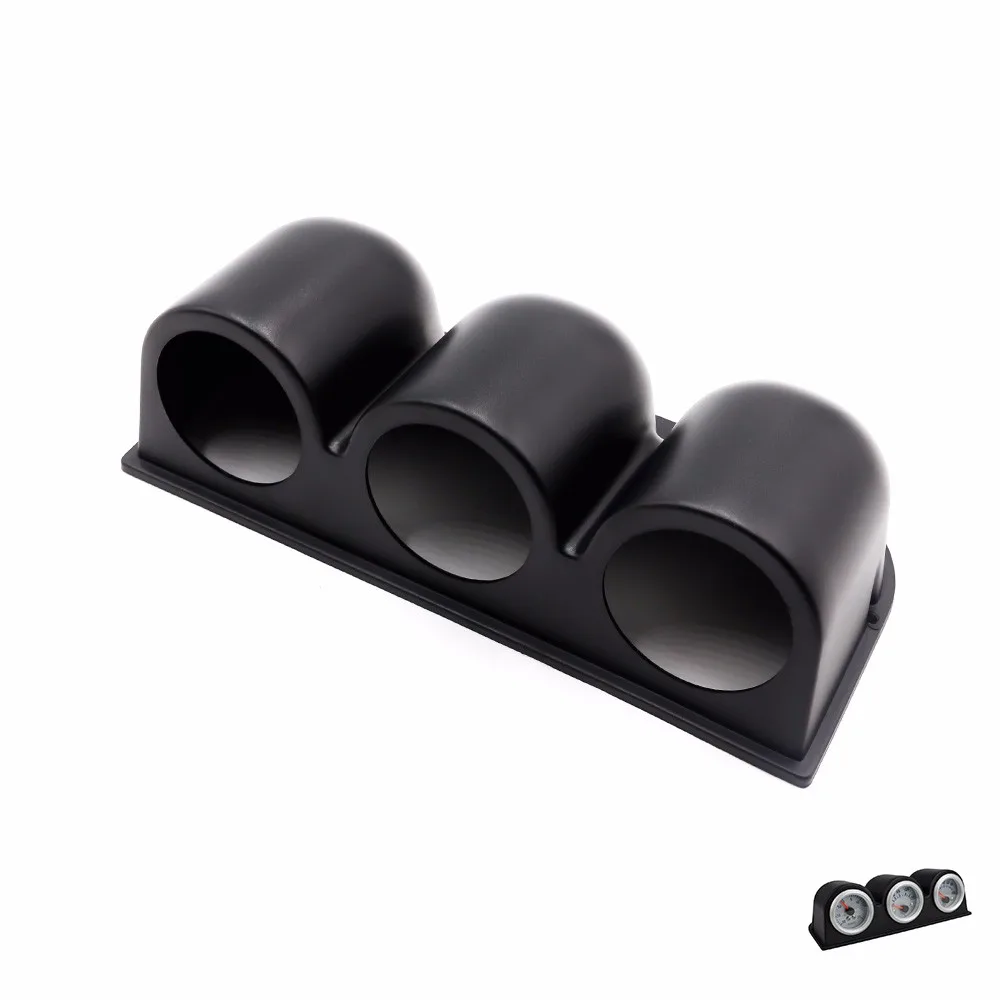 Triple Dash Mount 52 мм авто турбо Boost бар PSI Тахометр RPM вольт температура воды Масляный Пресс PSI датчик температуры масла тройной Gauge Pod YC100010 - Цвет: Triple Dash Mount
