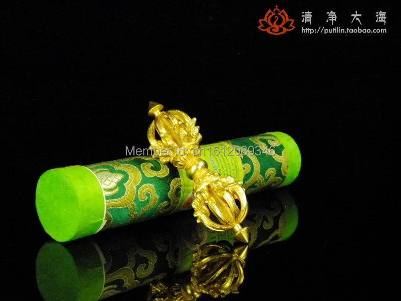 Непальские Музыкальные инструменты ручной работы/медная позолота Dorje/девять