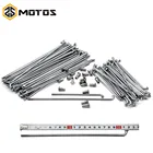 Zsdtrp для выведения токсинов, 40 шт Урал CJ-K750 двигатель спереди и сзади Нержавеющаясталь обод колеса спицы комплект для BMW R12 R75 R72 M1 M72 CJ-K750