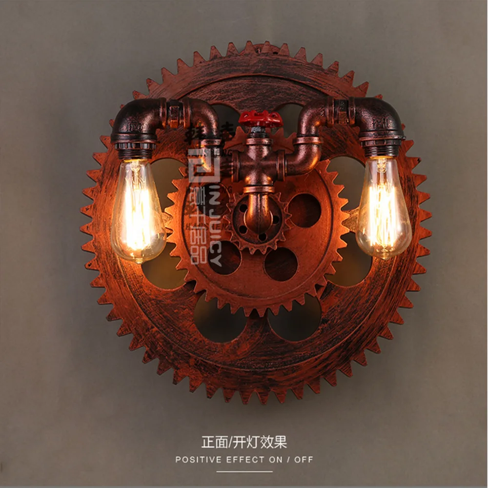 Винтажный Железный настенный светильник Эдисона в стиле лофт освещение для