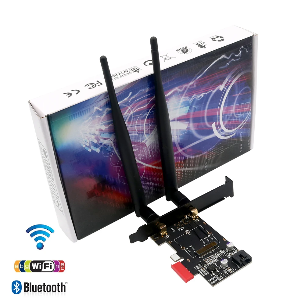 M.2 Wi-Fi / PCI-E 1X Wi-Fi AC 5  5   2x 5dBi Wi-Fi   A NGFF M.2 Wi-Fi Bluetooth