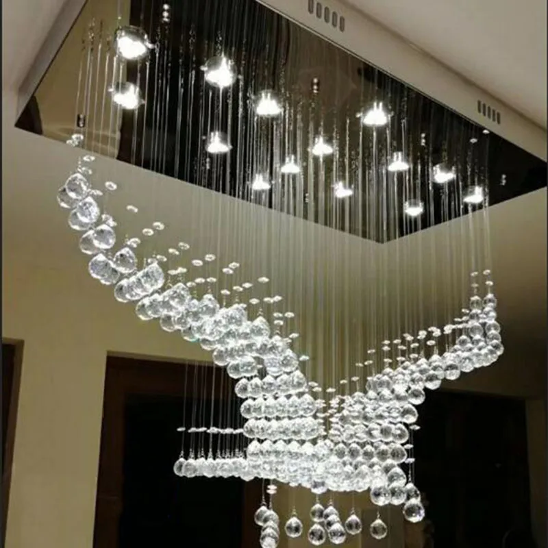 Хрустальная люстра Eagles L100 * W55 H80cm 110 v-220v роскошный дизайн светодиодные