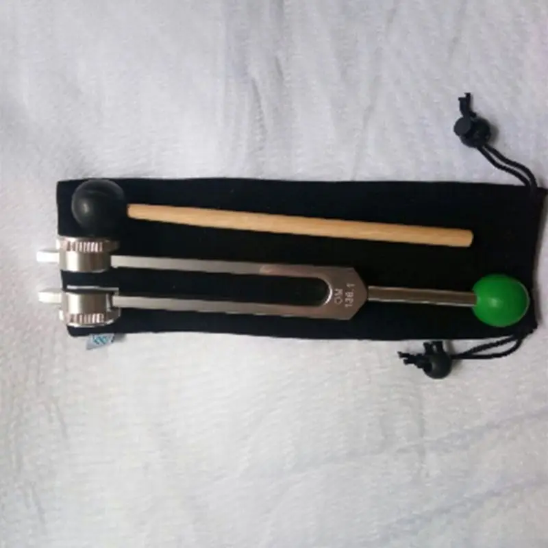 

New OM Tuning Fork 136.1 HZ Weighted - with Buddha Bead Base for Ultimate Healing and Relaxation - Green for Heart Chakra qiang