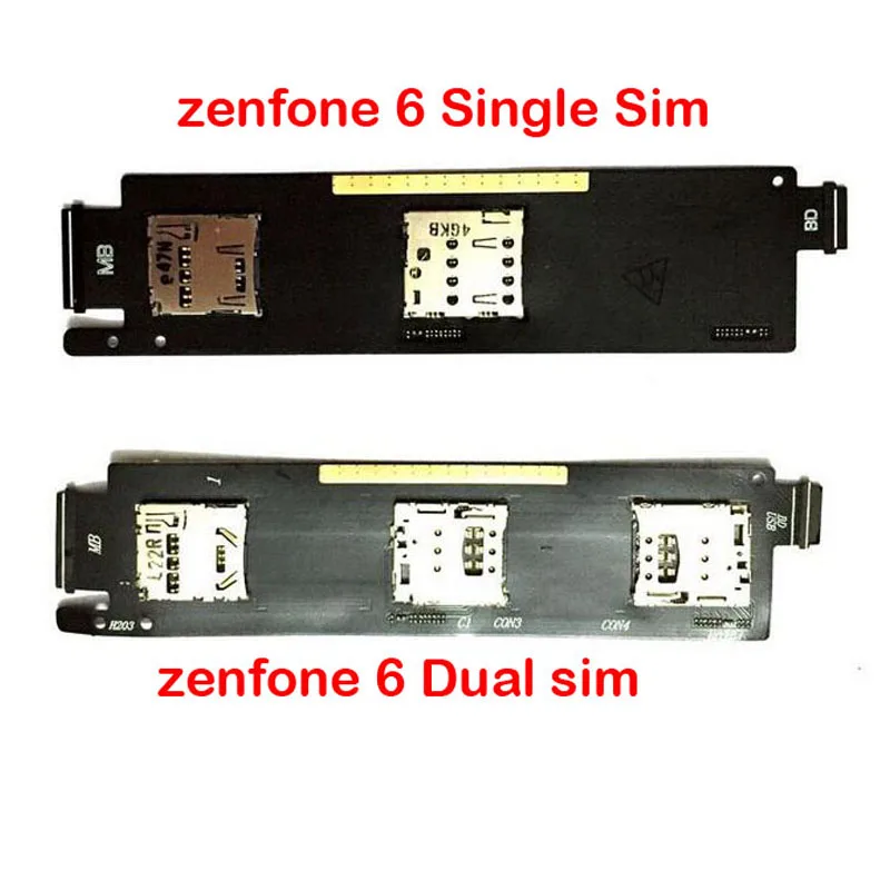 Устройство для чтения SIM-карт слот гибкий кабель Для ZenFone 2 ZE550ML ZE551ML ZE500CL 4 A450CG 5 &quot5