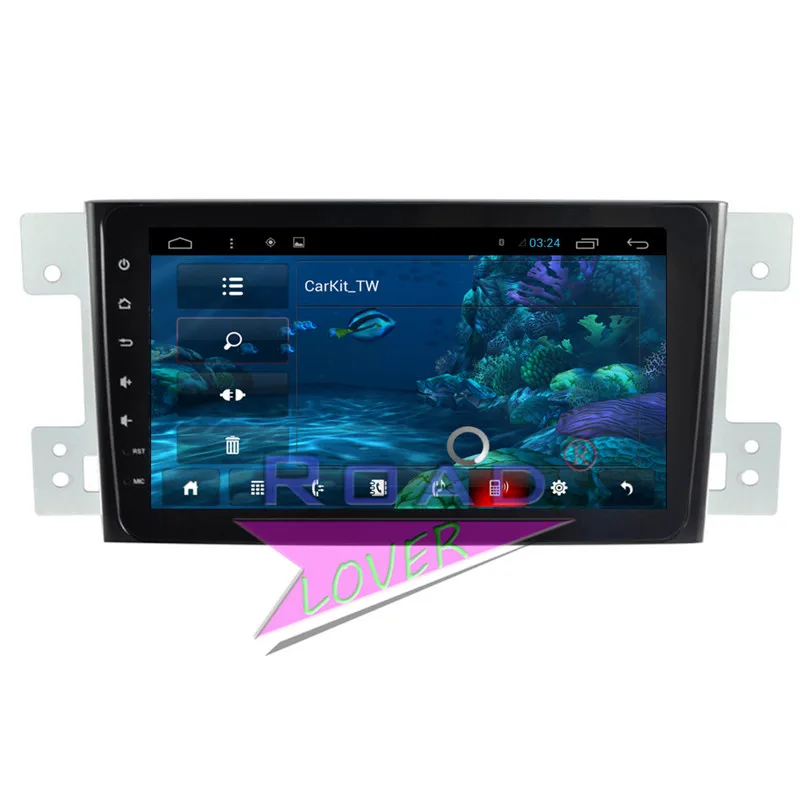 Roadlover Android 7 1 автомобильный радиоприемник с навигацией GPS для Suzuki Grand Vitara 2007 2008 2009
