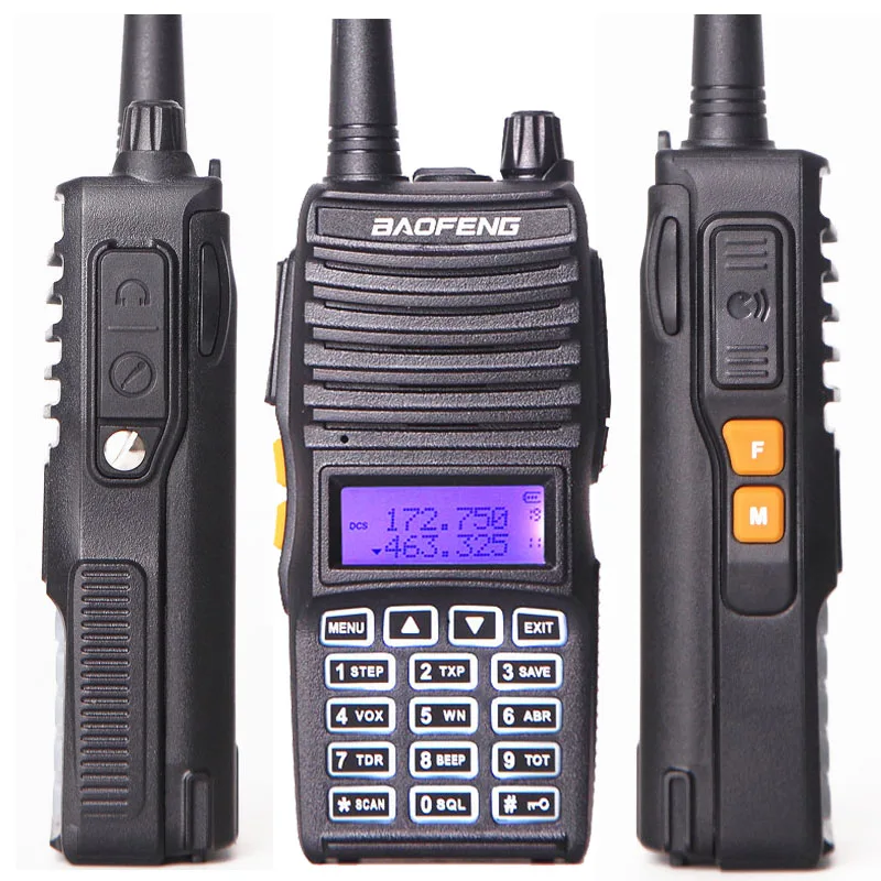 Рация Baofeng UV 82(II) 8 Вт/4 Вт/1 Вт два диапазона 136 174/400 520 МГц настоящий двустороннее