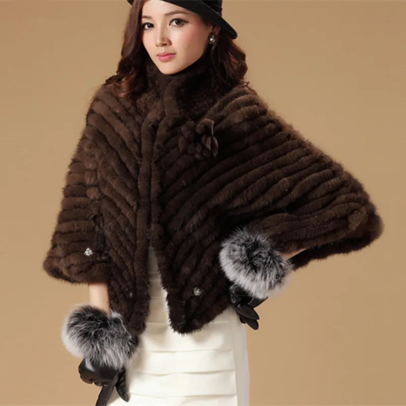 2016 зимние женские шали из натурального меха норки пашмины накидка для невесты