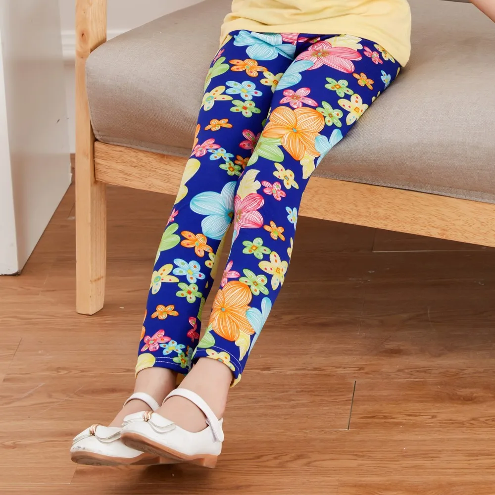 Детская одежда для девочек на лето и осень узкие леггинсы с молочной нитью